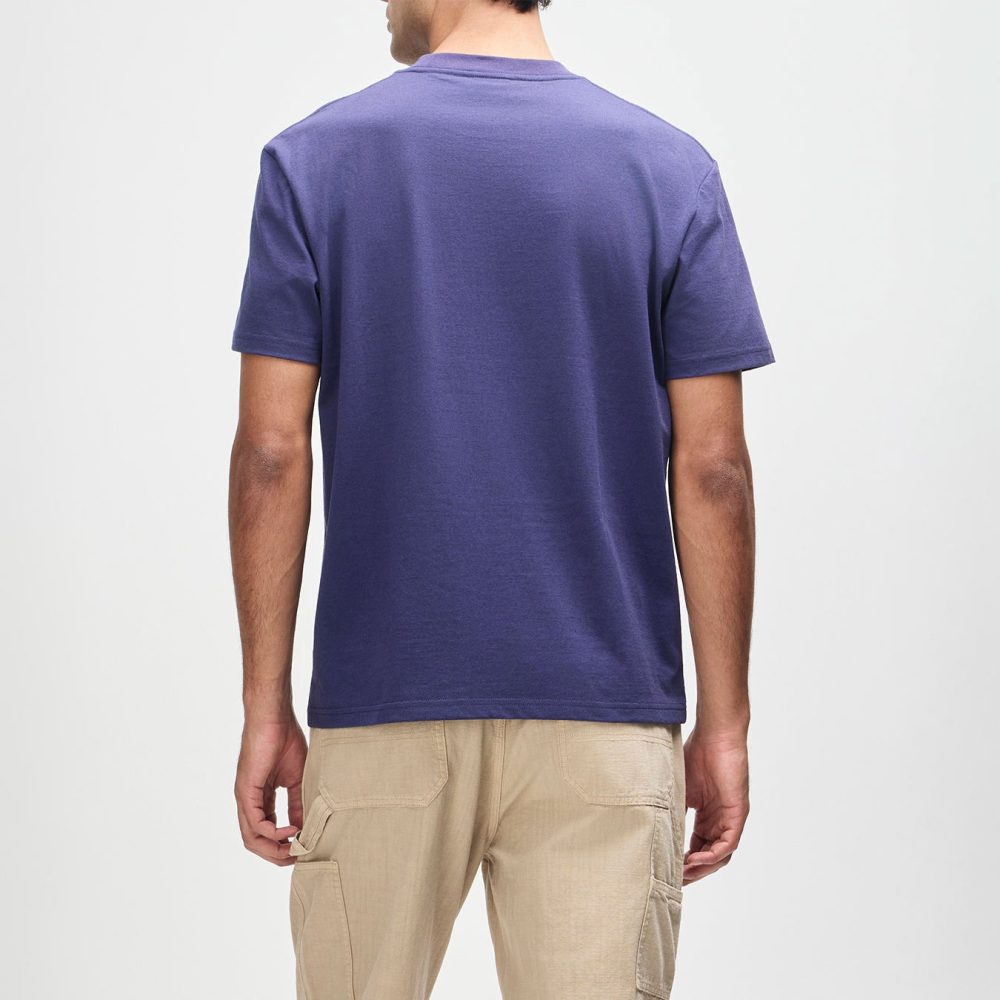 Deus Ex Machina Parts & Service Pocket Tee - French Blue Deus Ex Machina Parts & Service Pocket Tee - French Blue