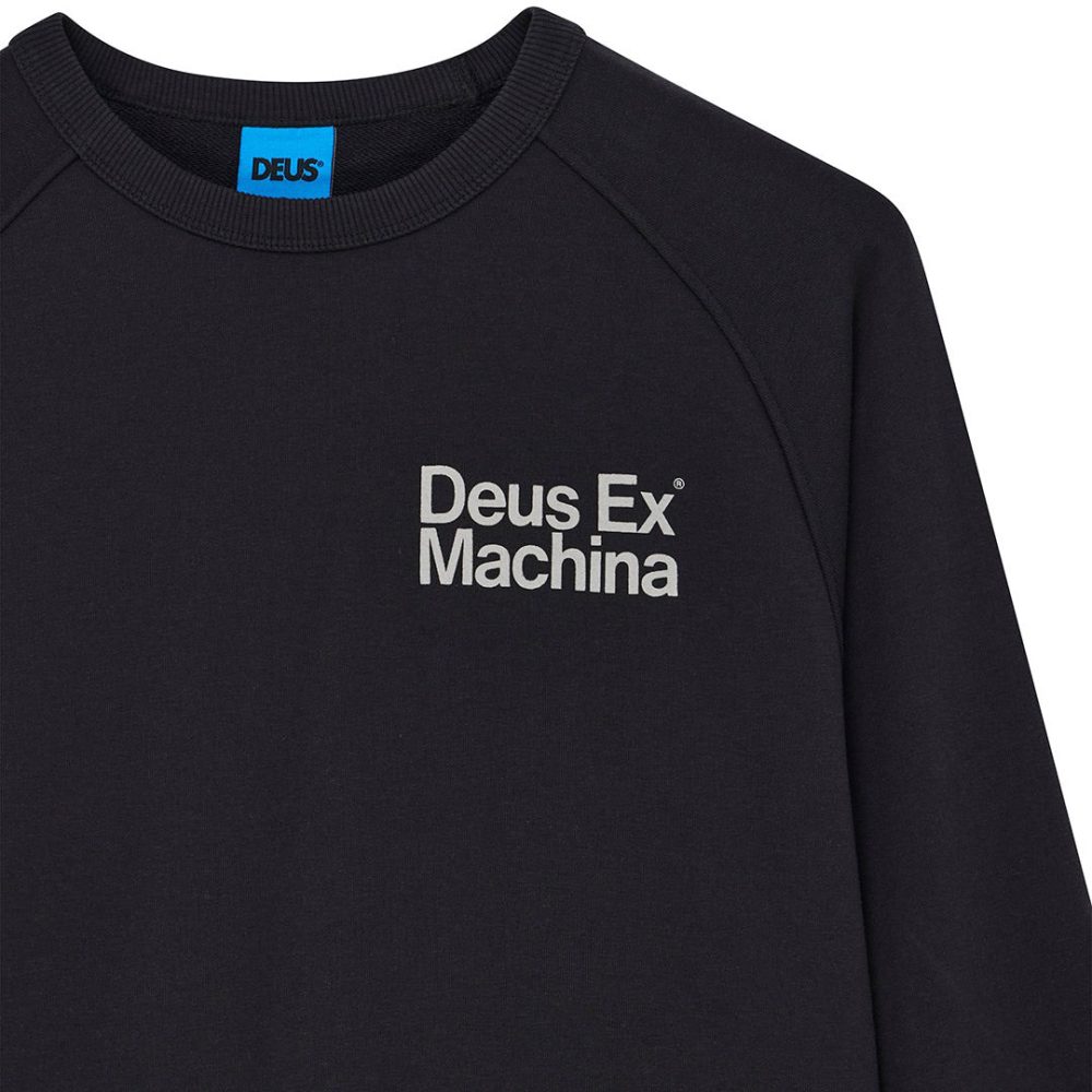 Deus Ex Machina Plenty Good Crewneck Sweatshirt - Black