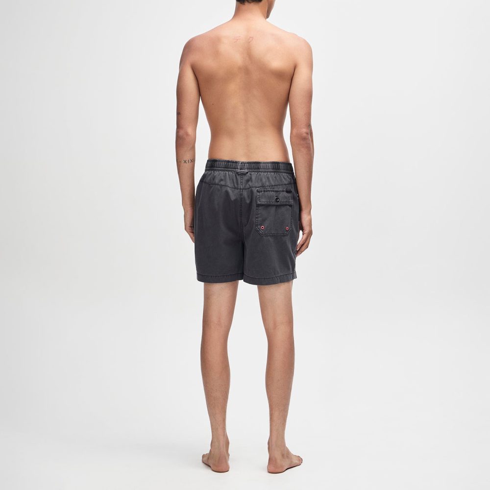 Deus Ex Machina Sandbar Garment Dyed Short - Anthracite
