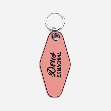 Deus Ex Machina Seoul Key Tag - Lobster Bisque Pink Deus Ex Machina Seoul Key Tag - Lobster Bisque Pink