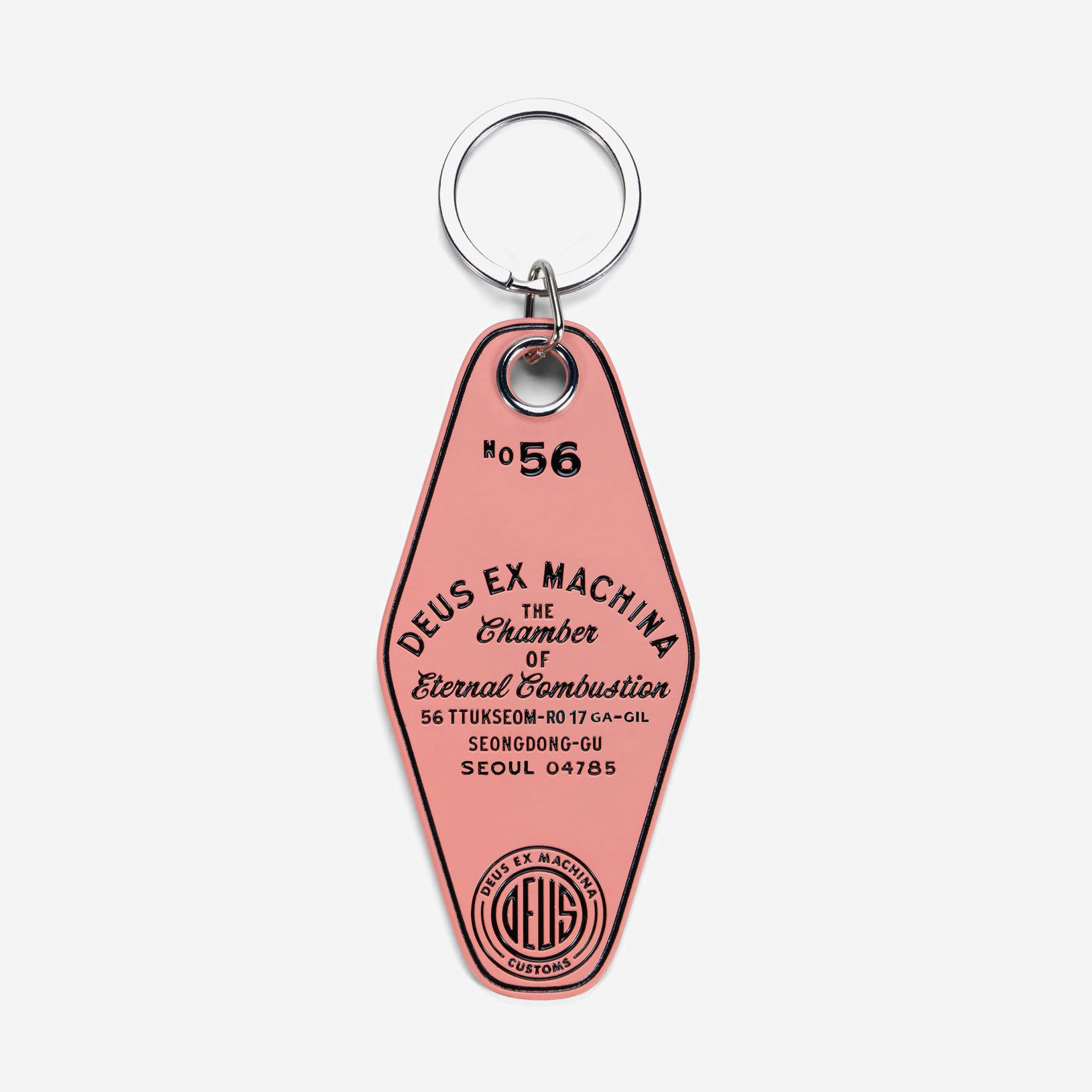 Deus Ex Machina Seoul Key Tag - Lobster Bisque Pink
