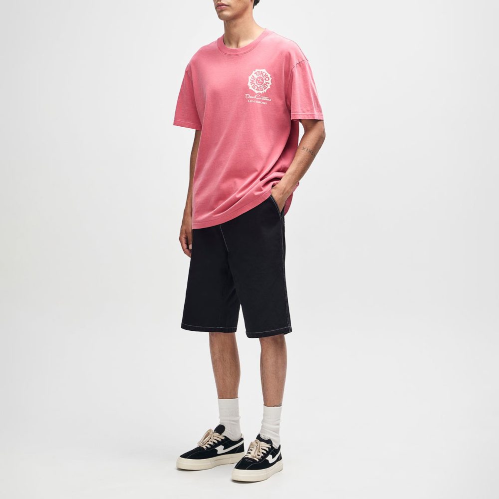 Deus Ex Machina Tokyo Address Tee - Melon Red Deus Ex Machina Tokyo Address Tee - Melon Red