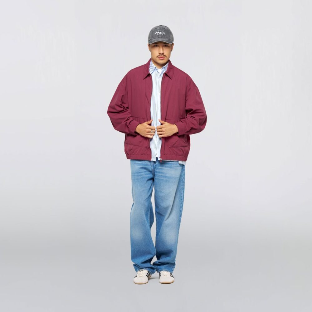 Edwin Chaos Jacket - Red Plum