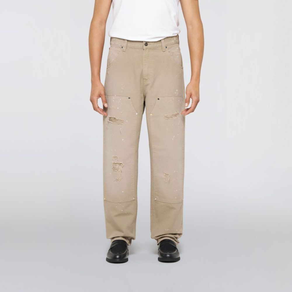 Edwin Double Knee Tyrell Pant - Seneca Rock/Paint Splattered