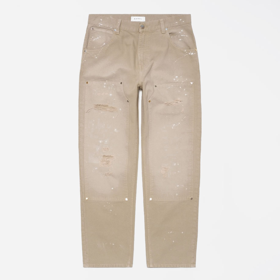 Edwin Double Knee Tyrell Pant - Seneca Rock/Paint Splattered