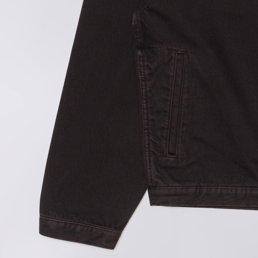 Edwin Freeland Jacket - Black/Coffee Bean Overdyed