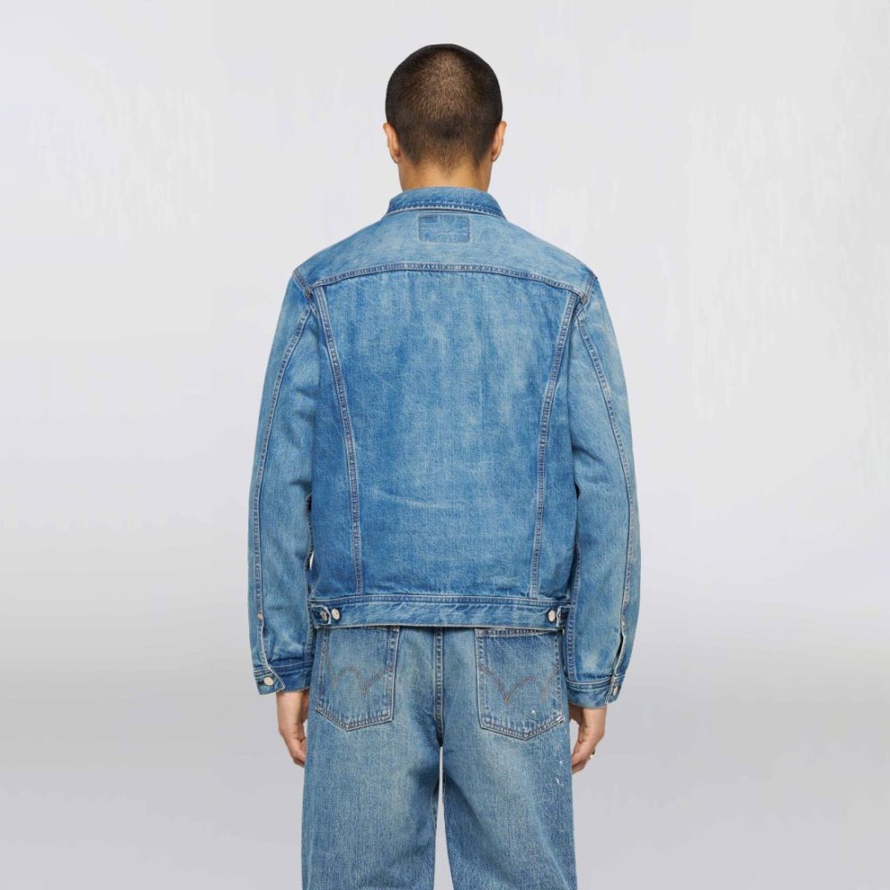 Edwin Kaihara Pure Indigo Rainbow Selvage Denim Jacket - Blue/Light Used