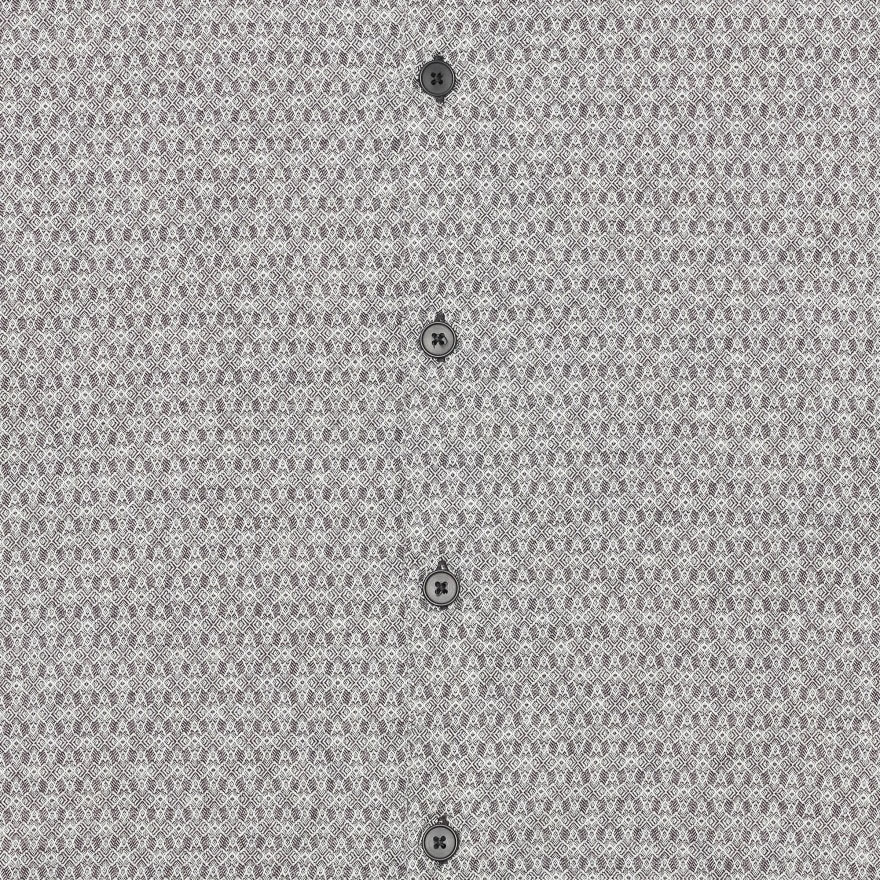 Edwin Saga Short Sleeve Shirt - Black/White/Garment Washed