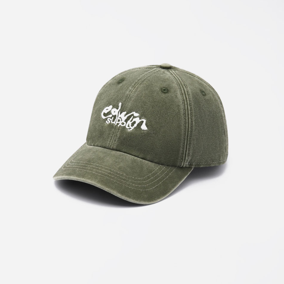Edwin Soft Washed 6 Panel Snapback Cap - Mediterranea/Stone Washed Edwin Soft Washed 6 Panel Snapback Cap - Mediterranea/Stone Washed