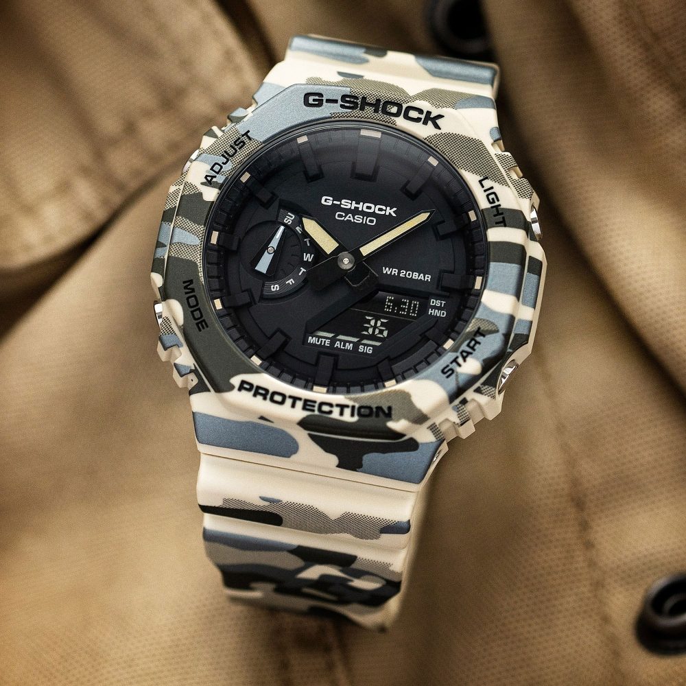 G-Shock GA-2100CM-5AER Original Camouflage Pattern Watch G-Shock GA-2100CM-5AER Original Camouflage Pattern Watch
