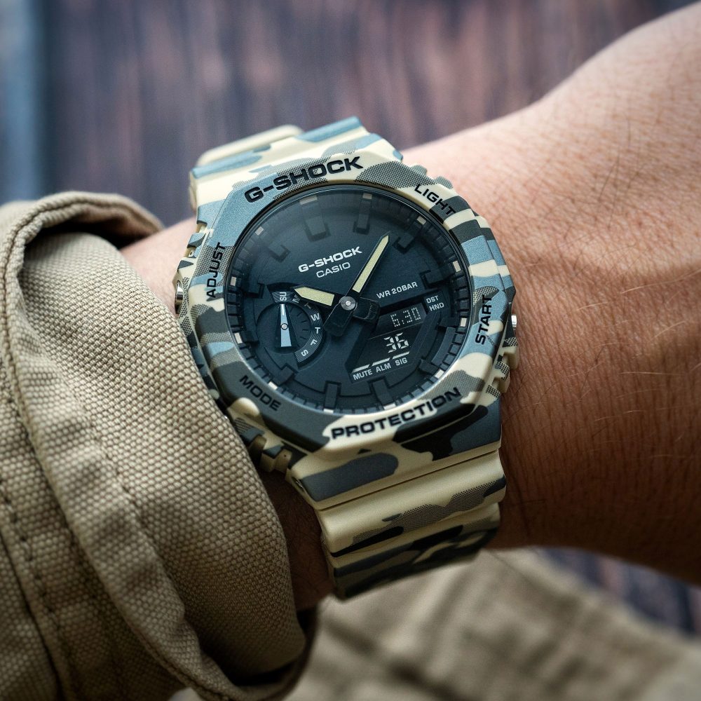 G-Shock GA-2100CM-5AER Original Camouflage Pattern Watch G-Shock GA-2100CM-5AER Original Camouflage Pattern Watch