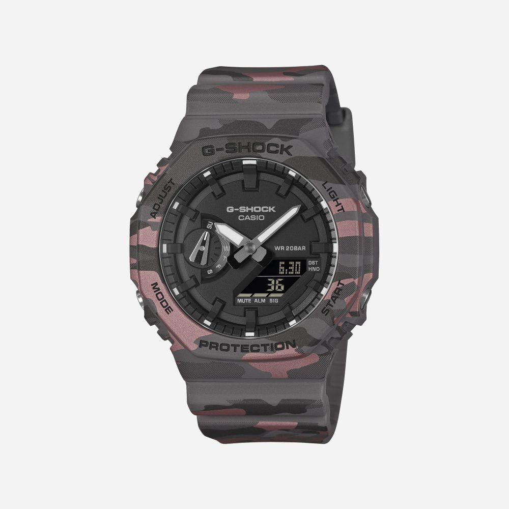 G-Shock GA-2100CM-8AER Original Camouflage Pattern Watch