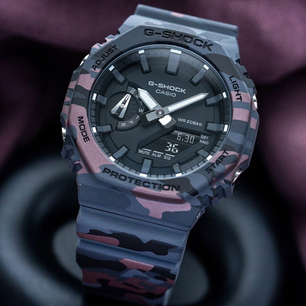 G-Shock GA-2100CM-8AER Original Camouflage Pattern Watch