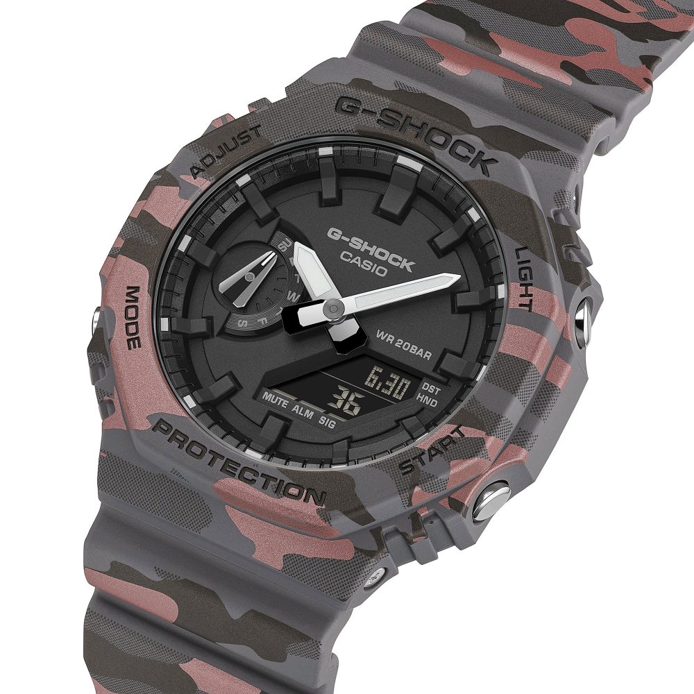 G-Shock GA-2100CM-8AER Original Camouflage Pattern Watch