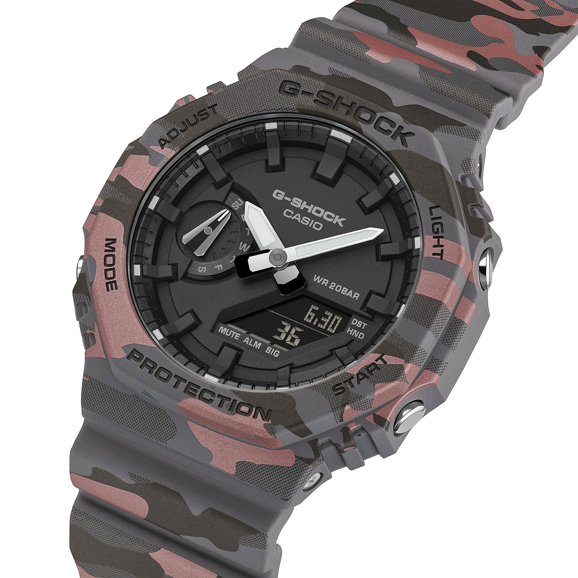G-Shock GA-2100CM-8AER Original Camouflage Pattern Watch