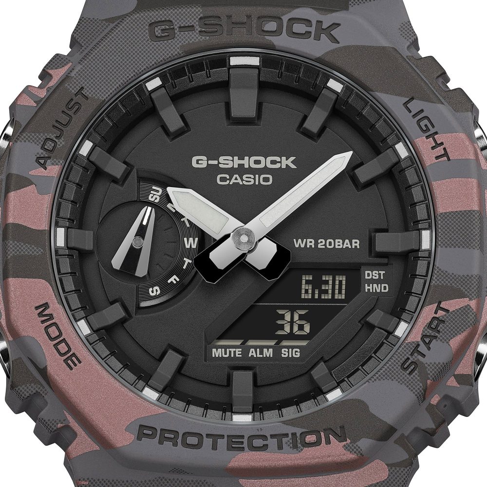 G-Shock GA-2100CM-8AER Original Camouflage Pattern Watch