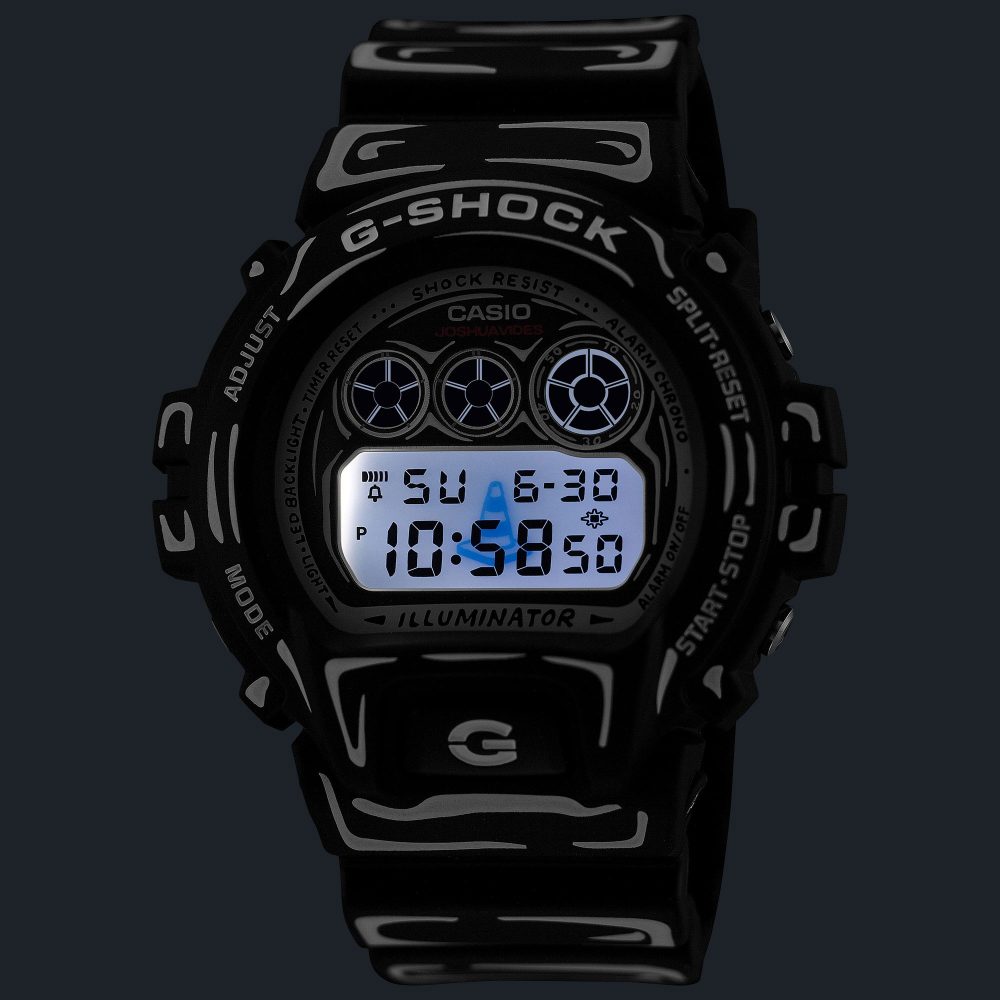 G-Shock x The Joshua Vides collaboration Watch - Black DW-6900JV-1ER G-Shock x The Joshua Vides collaboration Watch - Black DW-6900JV-1ER