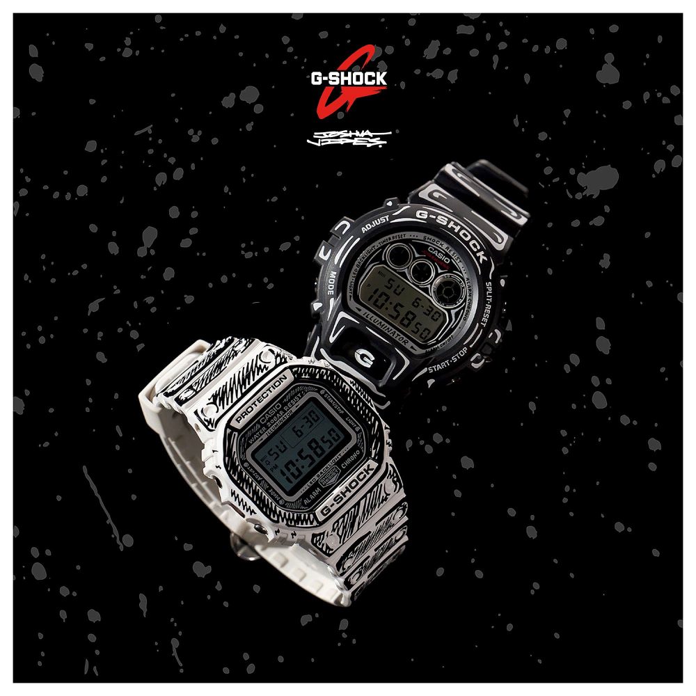 G-Shock x The Joshua Vides collaboration Watch - Black DW-6900JV-1ER G-Shock x The Joshua Vides collaboration Watch - Black DW-6900JV-1ER