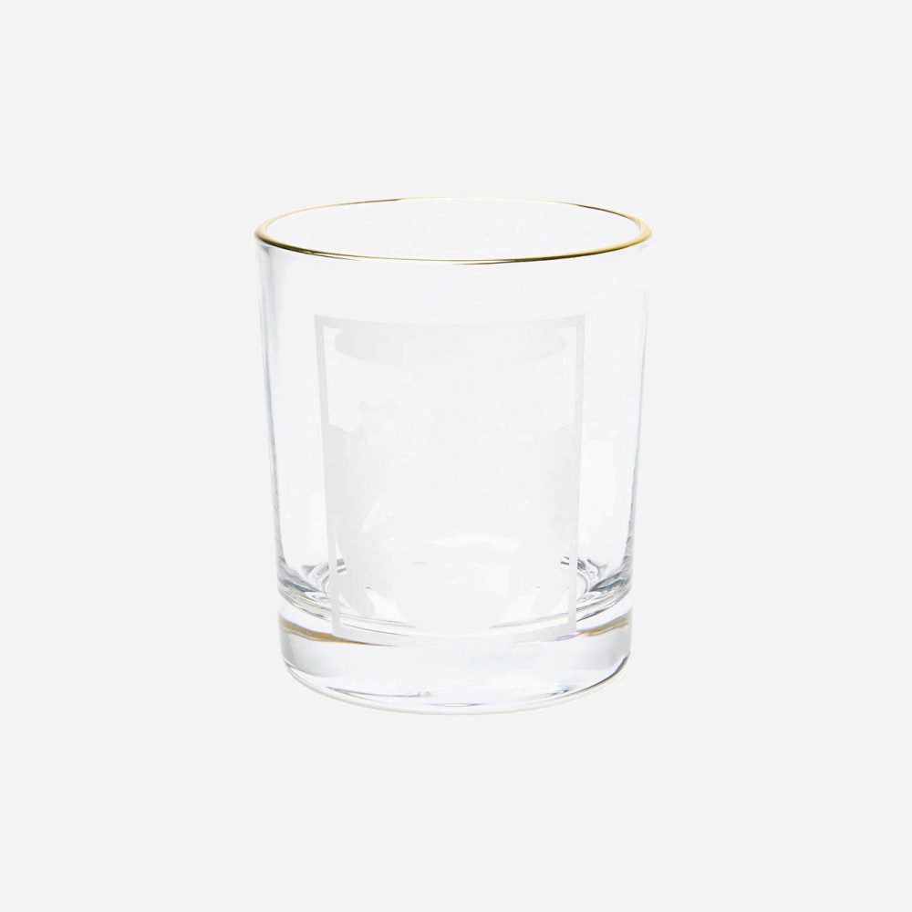 Obey Bold Logo Drinking Glass - Clear