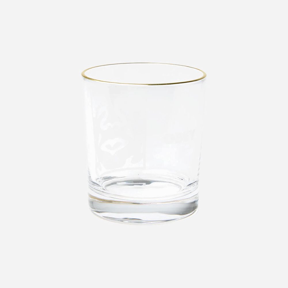 Obey Bold Logo Drinking Glass - Clear