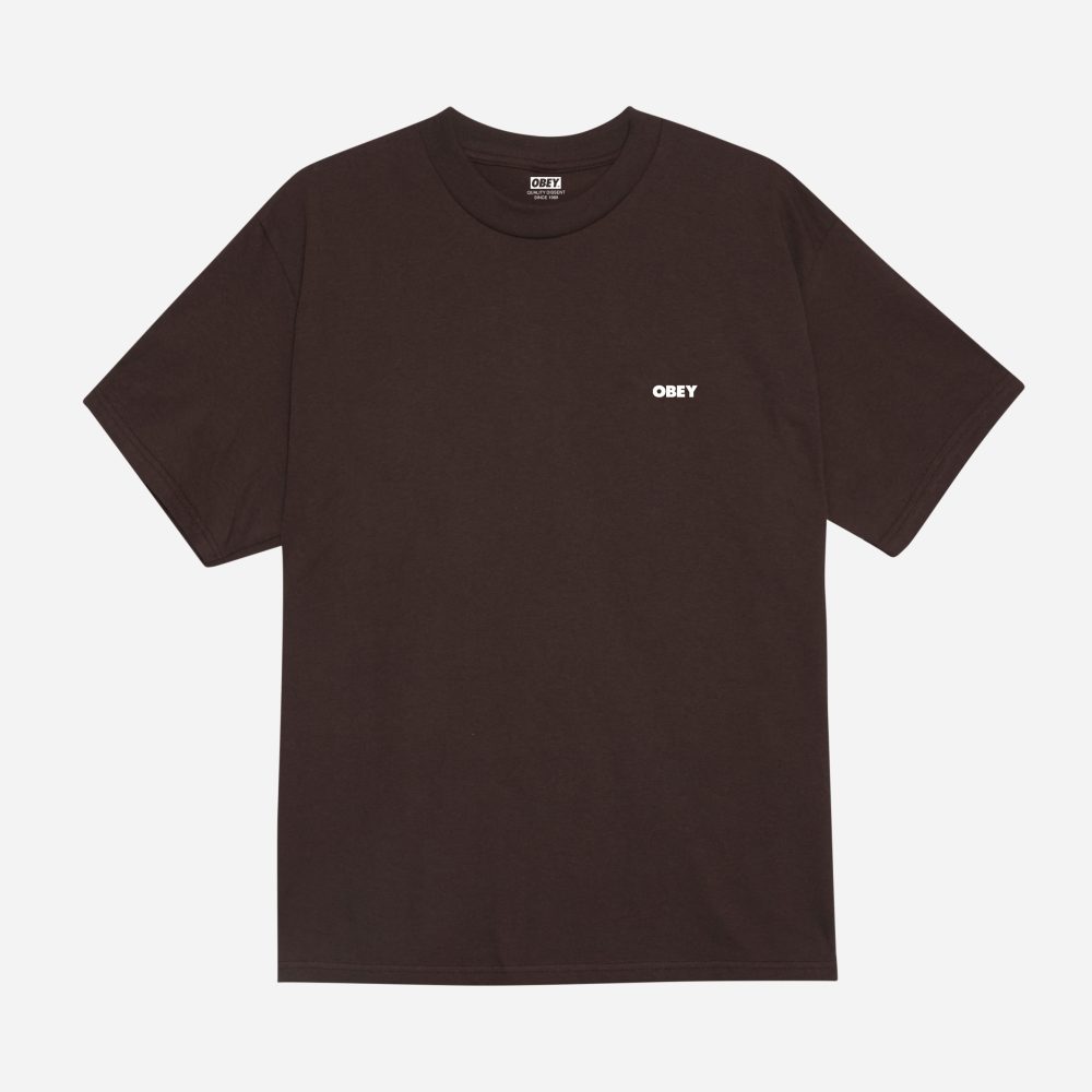 Obey Exclamation Classic Tee - Java Brown