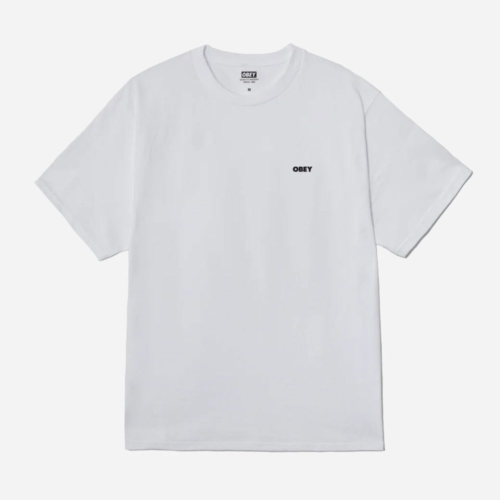 Obey Exclamation Classic Tee - White