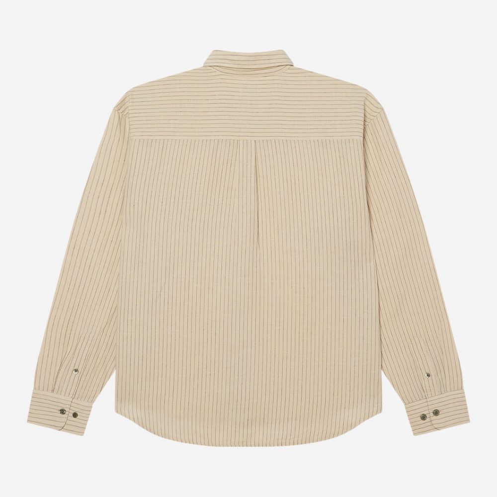 Obey Nelson Woven Long Sleeve Shirt - Silver Grey Multi Obey Nelson Woven Long Sleeve Shirt - Silver Grey Multi
