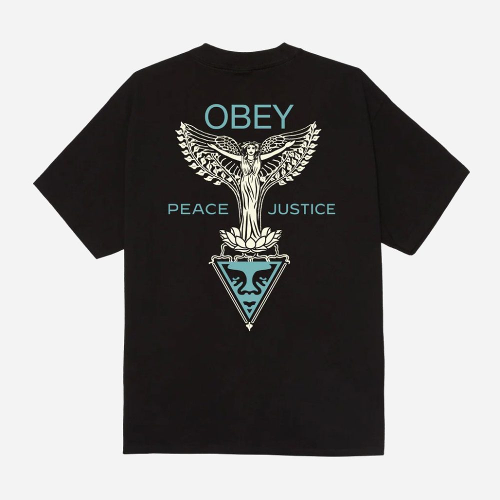 Obey Nouveau Angel Classic Tee - Black