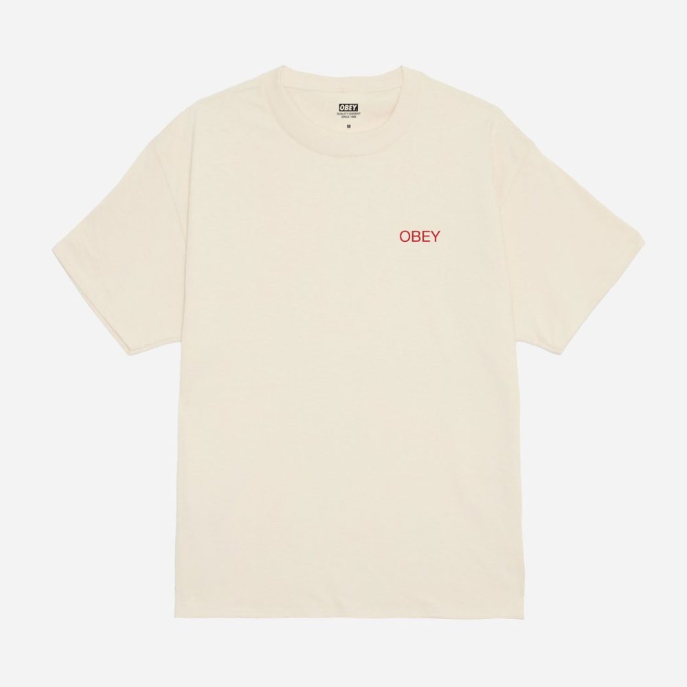 Obey Nouveau Angel Classic Tee - Cream
