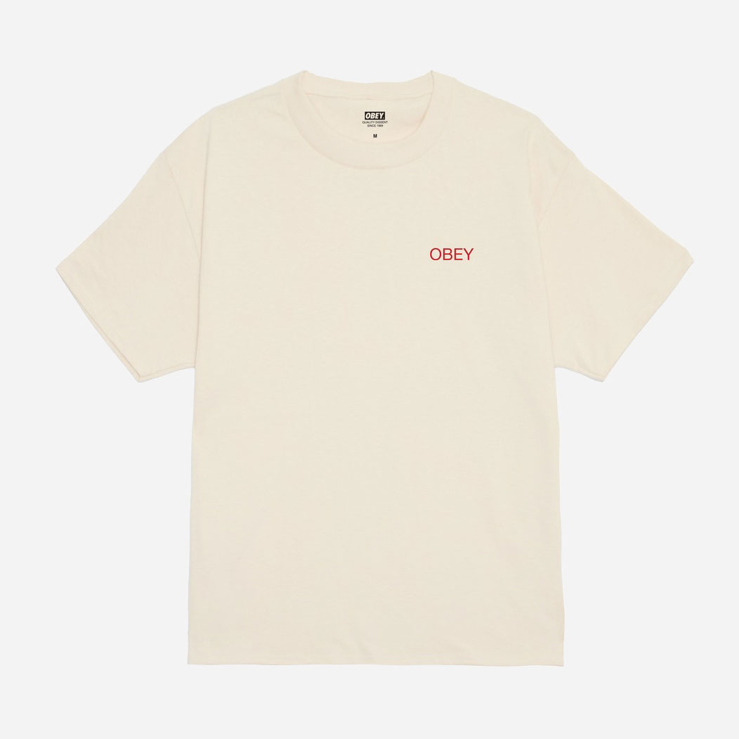 Obey Nouveau Angel Classic Tee - Cream