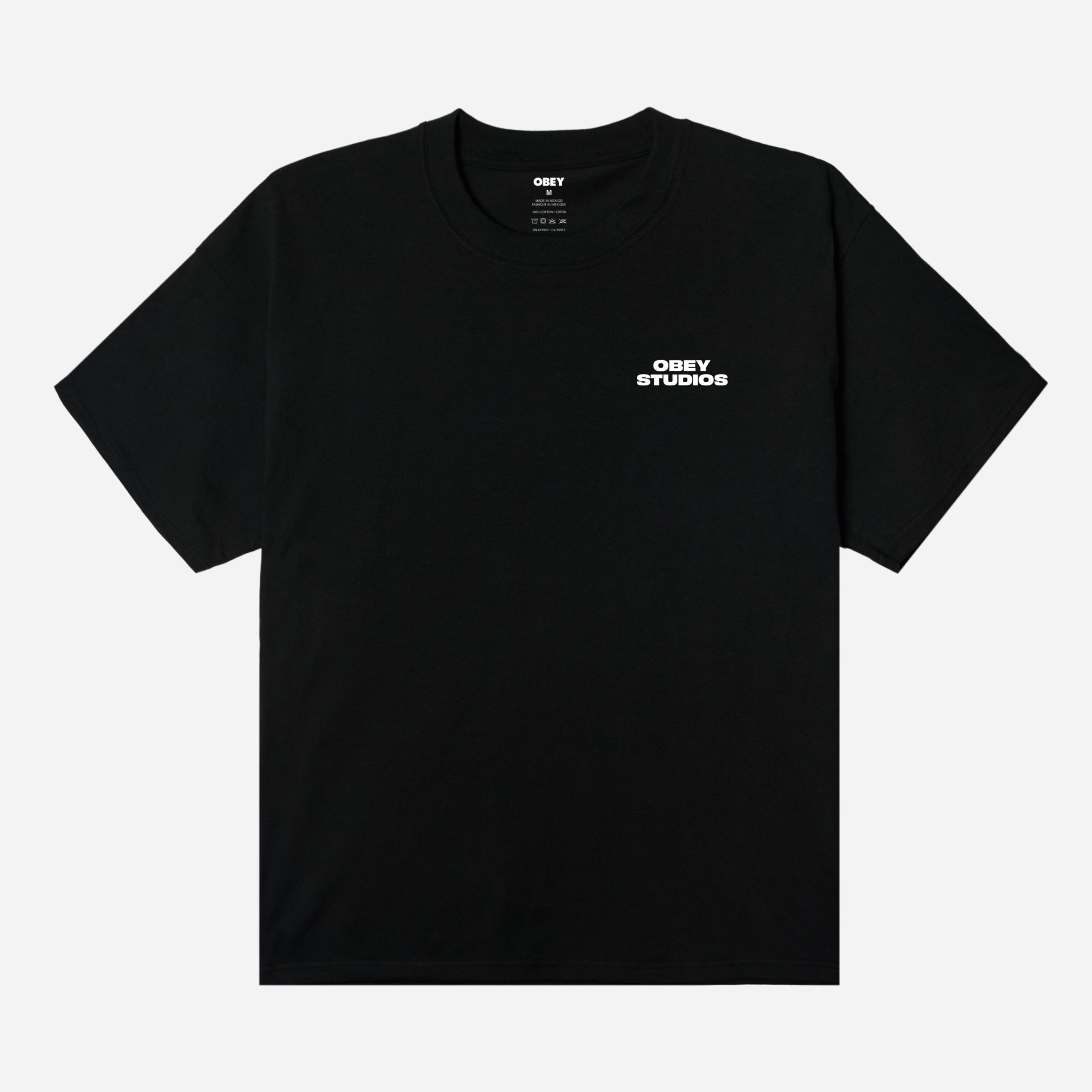 Obey Sky Face Heavyweight Box Tee - Black