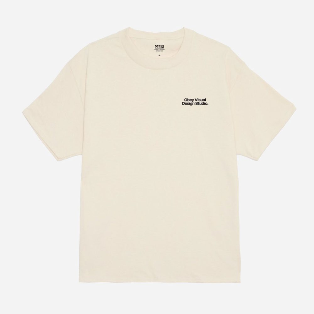 Obey Visual Design Studio Classic Tee - Cream
