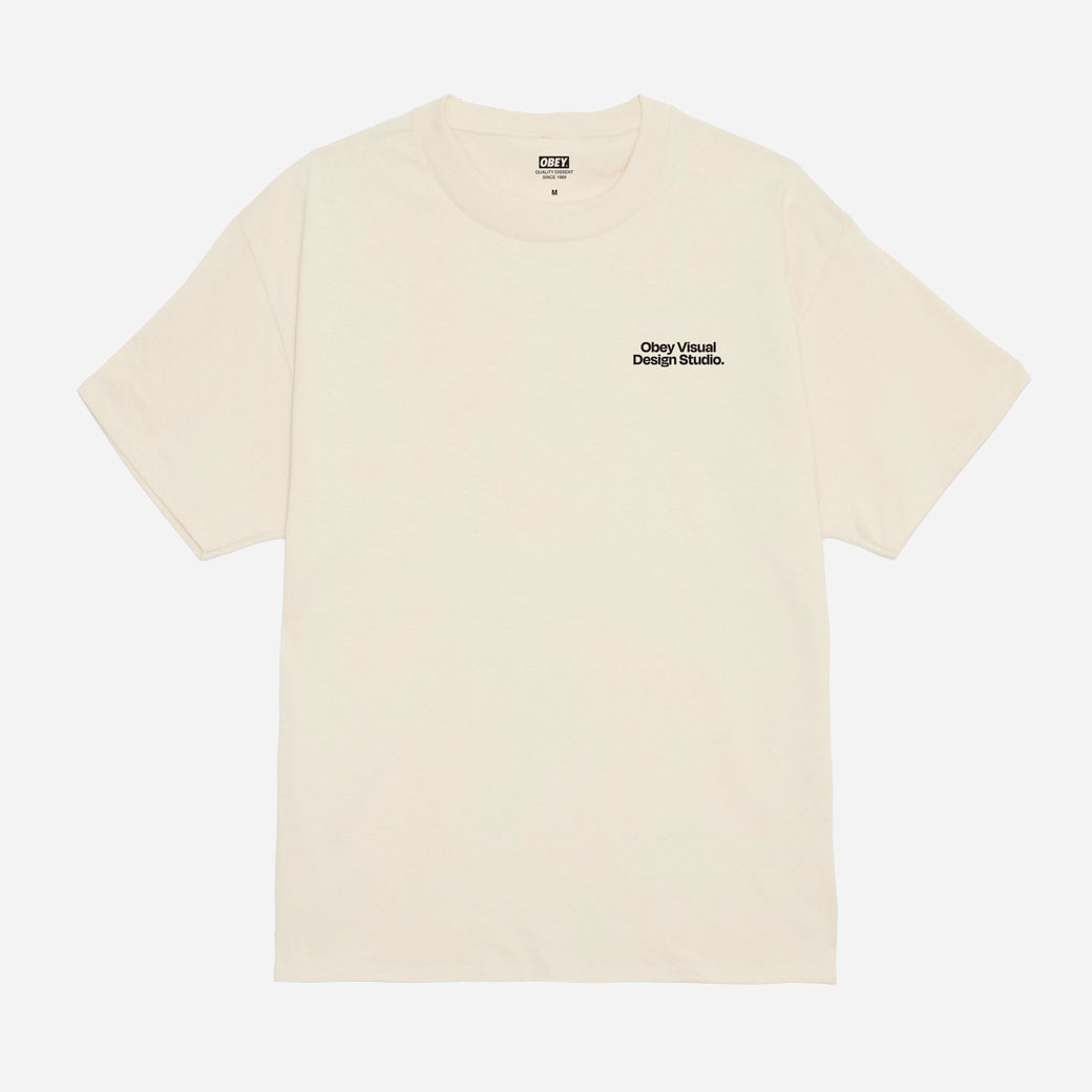 Obey Visual Design Studio Classic Tee - Cream