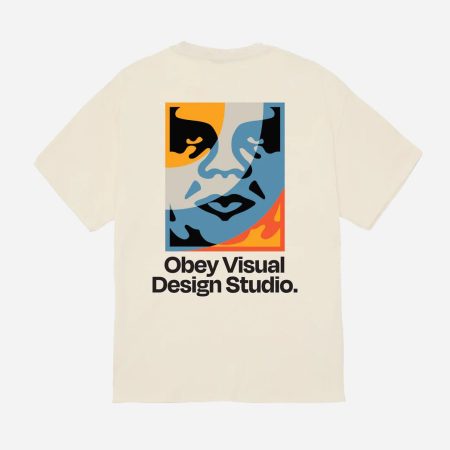 Obey Visual Design Studio Classic Tee - Cream