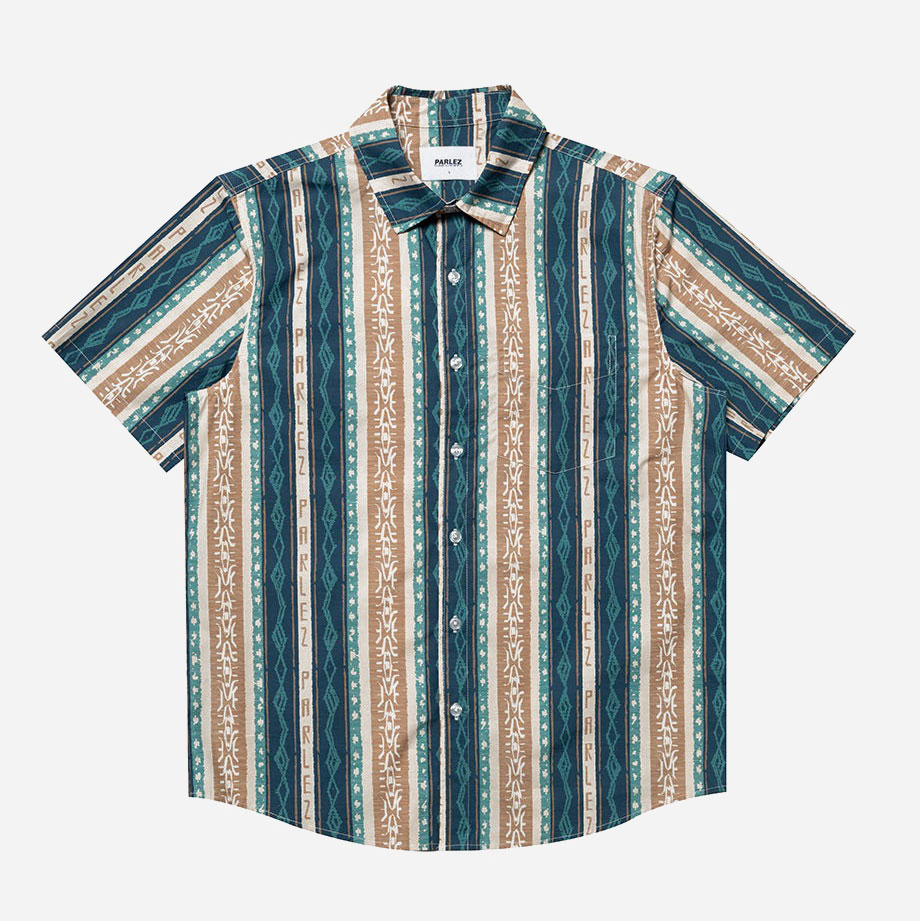Parlez Nevada Short Sleeve Shirt - Lagoon Parlez Nevada Short Sleeve Shirt - Lagoon