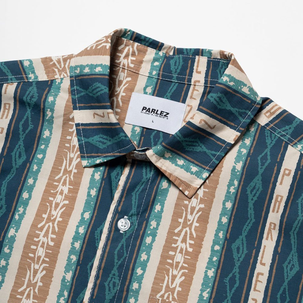 Parlez Nevada Short Sleeve Shirt - Lagoon Parlez Nevada Short Sleeve Shirt - Lagoon
