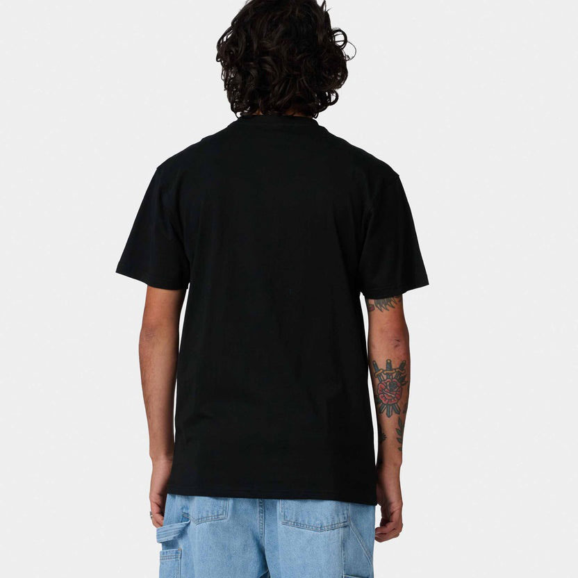 Santa Cruz Ad Collage Front Tee - Black