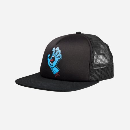 Santa Cruz Classic Hand Meshback Cap - Black/Black
