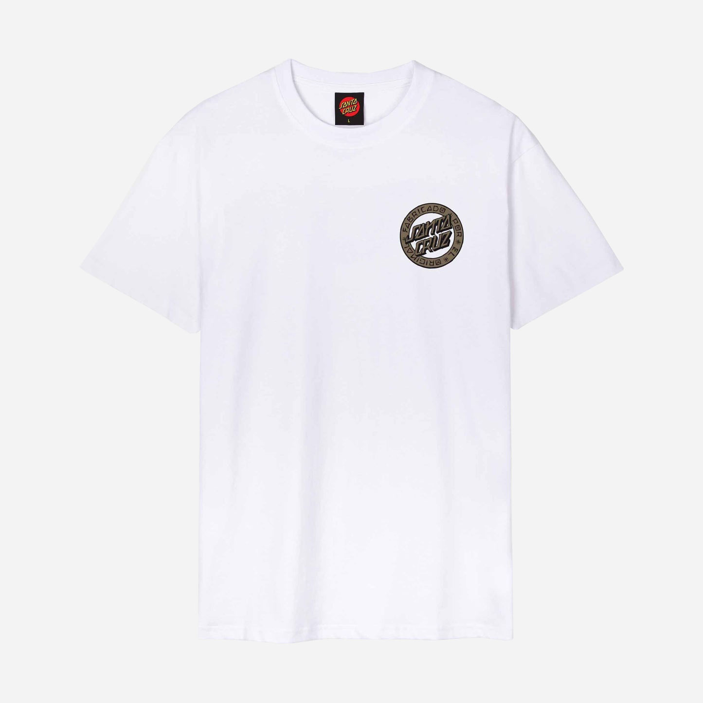 Santa Cruz Loco Dot Tee - White