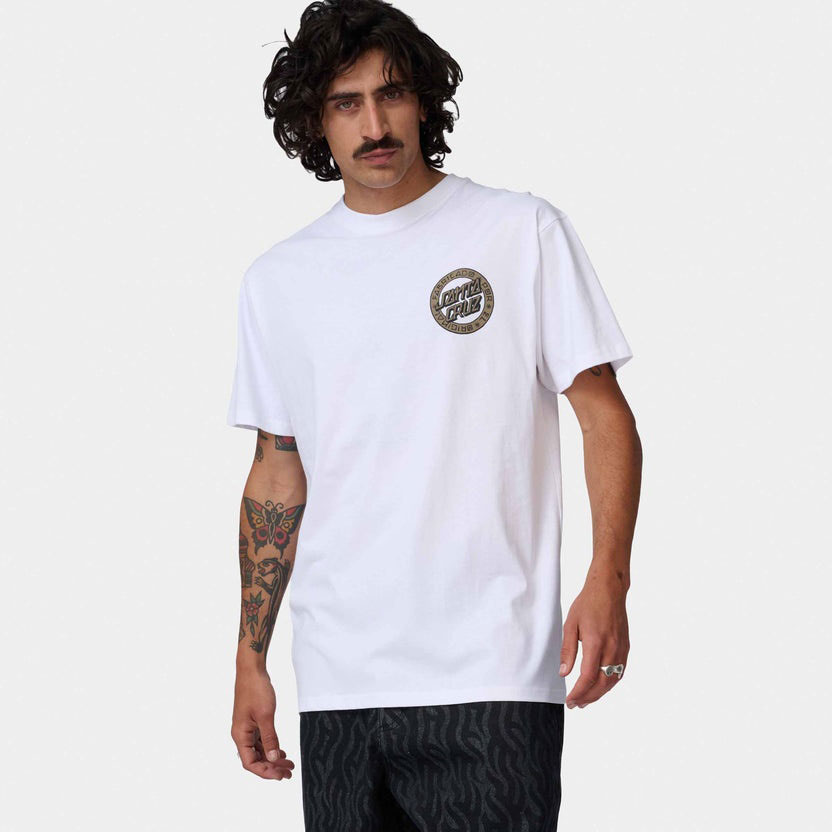 Santa Cruz Loco Dot Tee - White Santa Cruz Loco Dot Tee - White