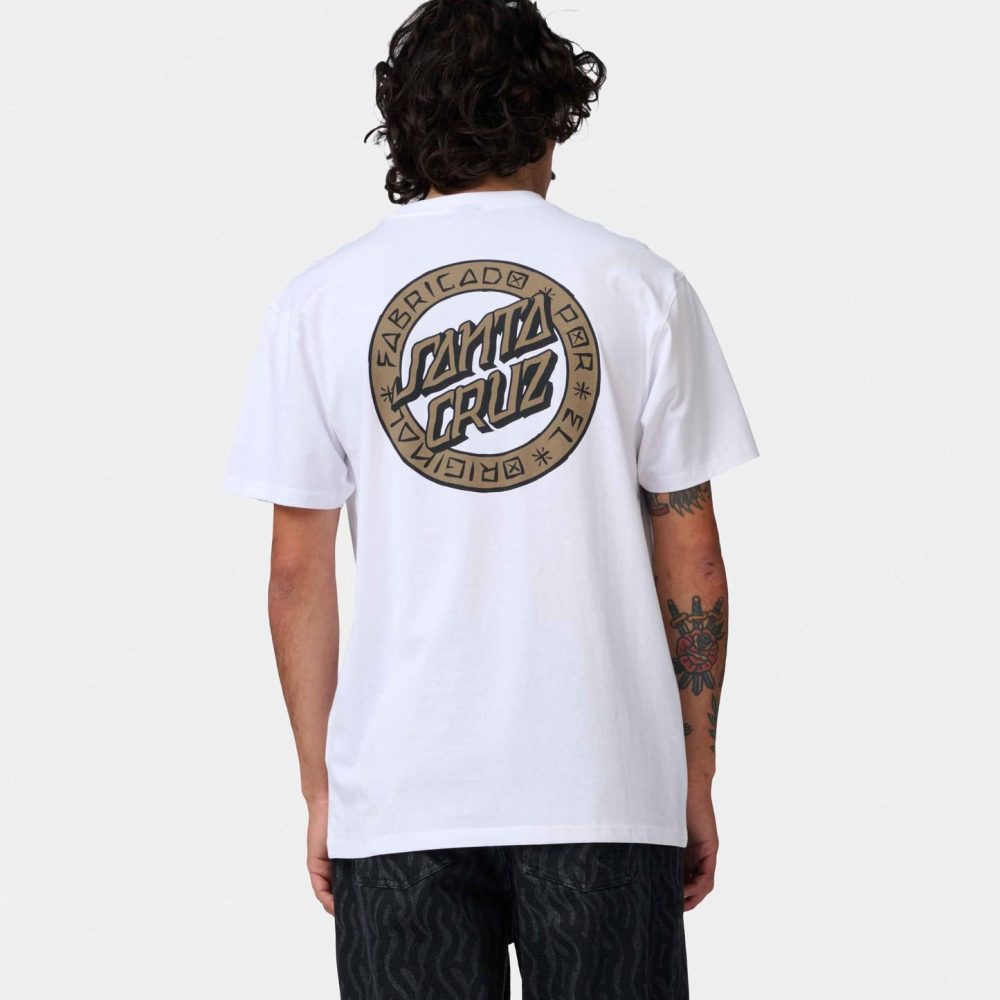 Santa Cruz Loco Dot Tee - White Santa Cruz Loco Dot Tee - White