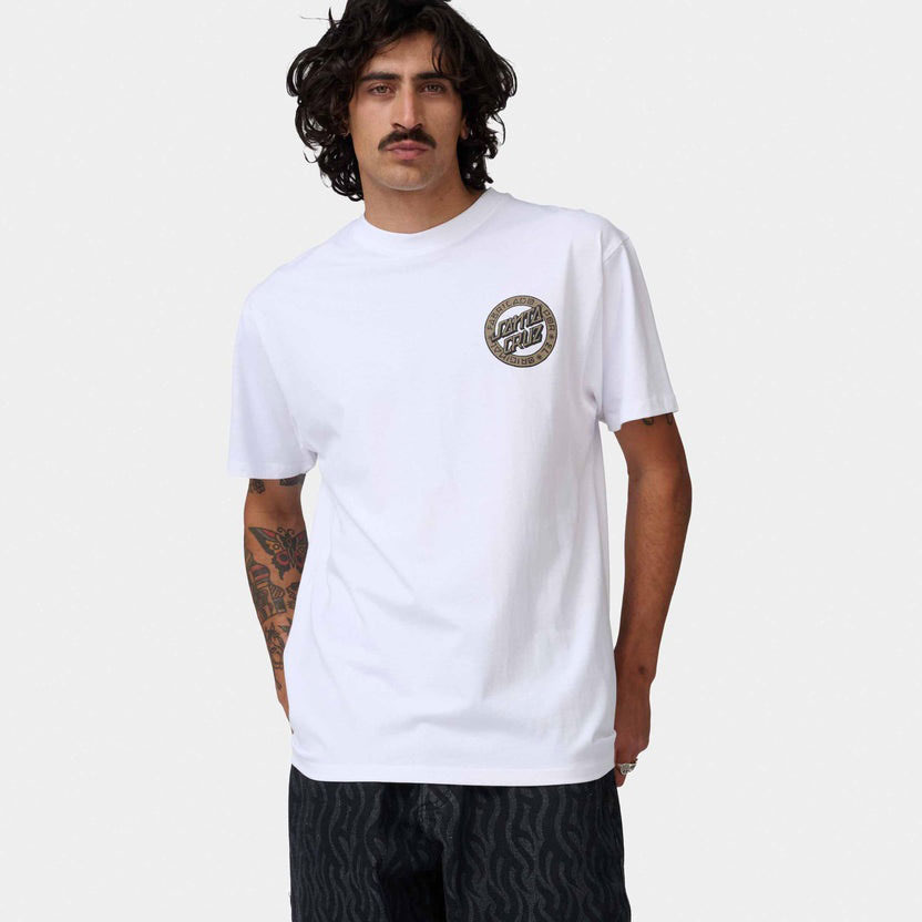 Santa Cruz Loco Dot Tee - White Santa Cruz Loco Dot Tee - White
