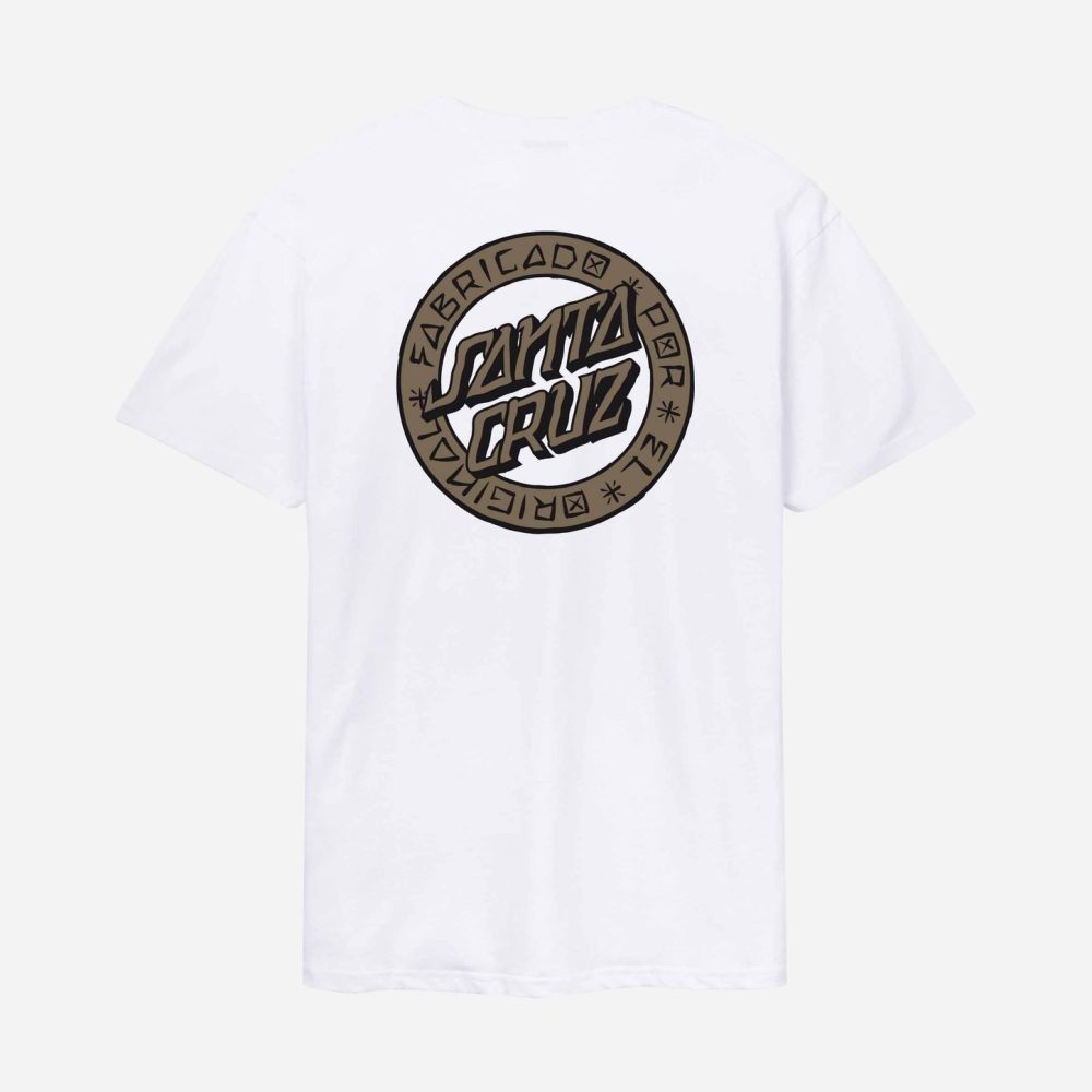 Santa Cruz Loco Dot Tee - White Santa Cruz Loco Dot Tee - White