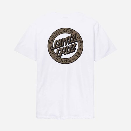 Santa Cruz Loco Dot Tee - White Santa Cruz Loco Dot Tee - White