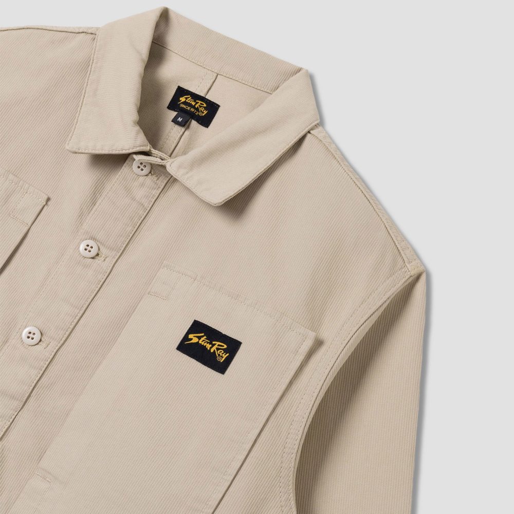 Stan Ray Painters Pop Over Shirt - Eucalyptus Bedford Cord