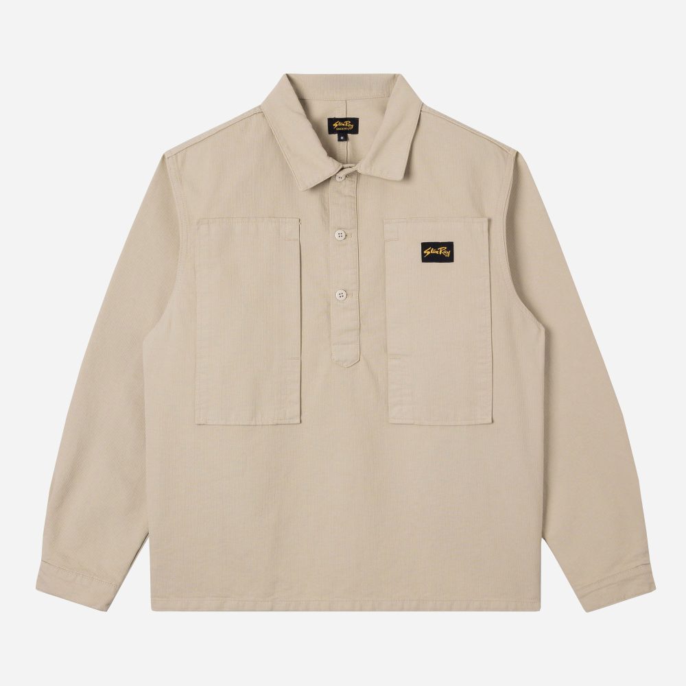Stan Ray Painters Pop Over Shirt - Eucalyptus Bedford Cord