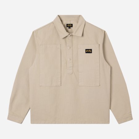 Stan Ray Painters Pop Over Shirt - Eucalyptus Bedford Cord Stan Ray Painters Pop Over Shirt - Eucalyptus Bedford Cord