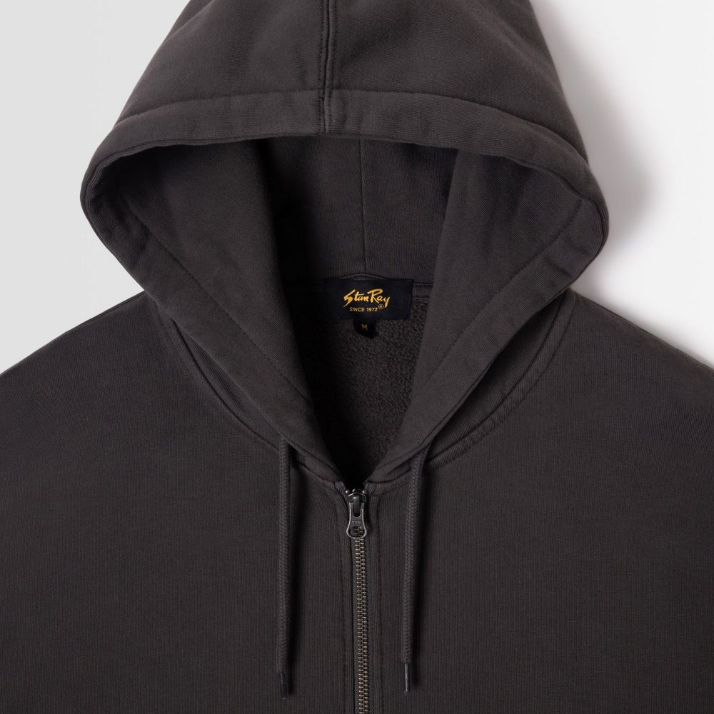Stan Ray Patch Zip Hood - Raven Black Stan Ray Patch Zip Hood - Raven Black