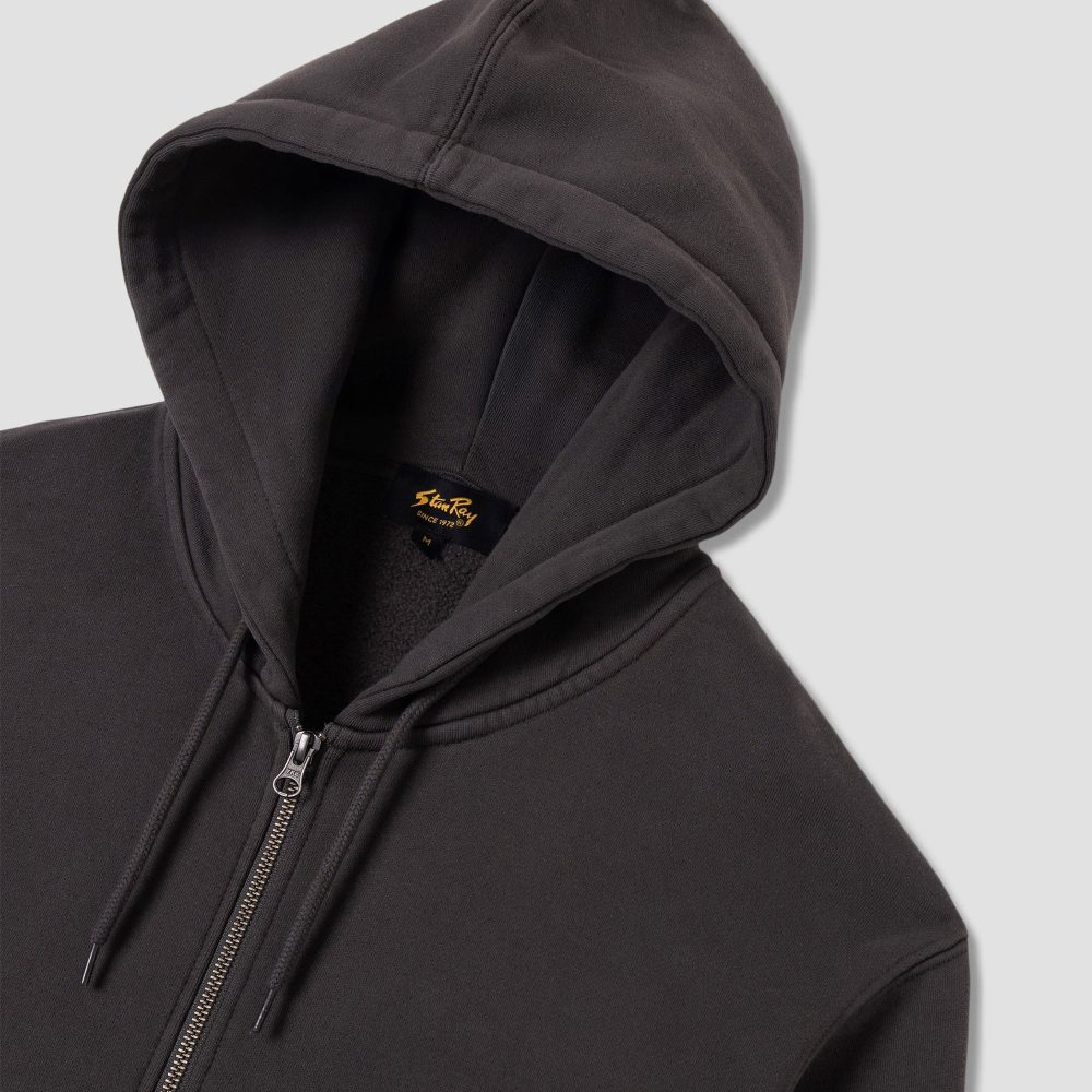 Stan Ray Patch Zip Hood - Raven Black Stan Ray Patch Zip Hood - Raven Black