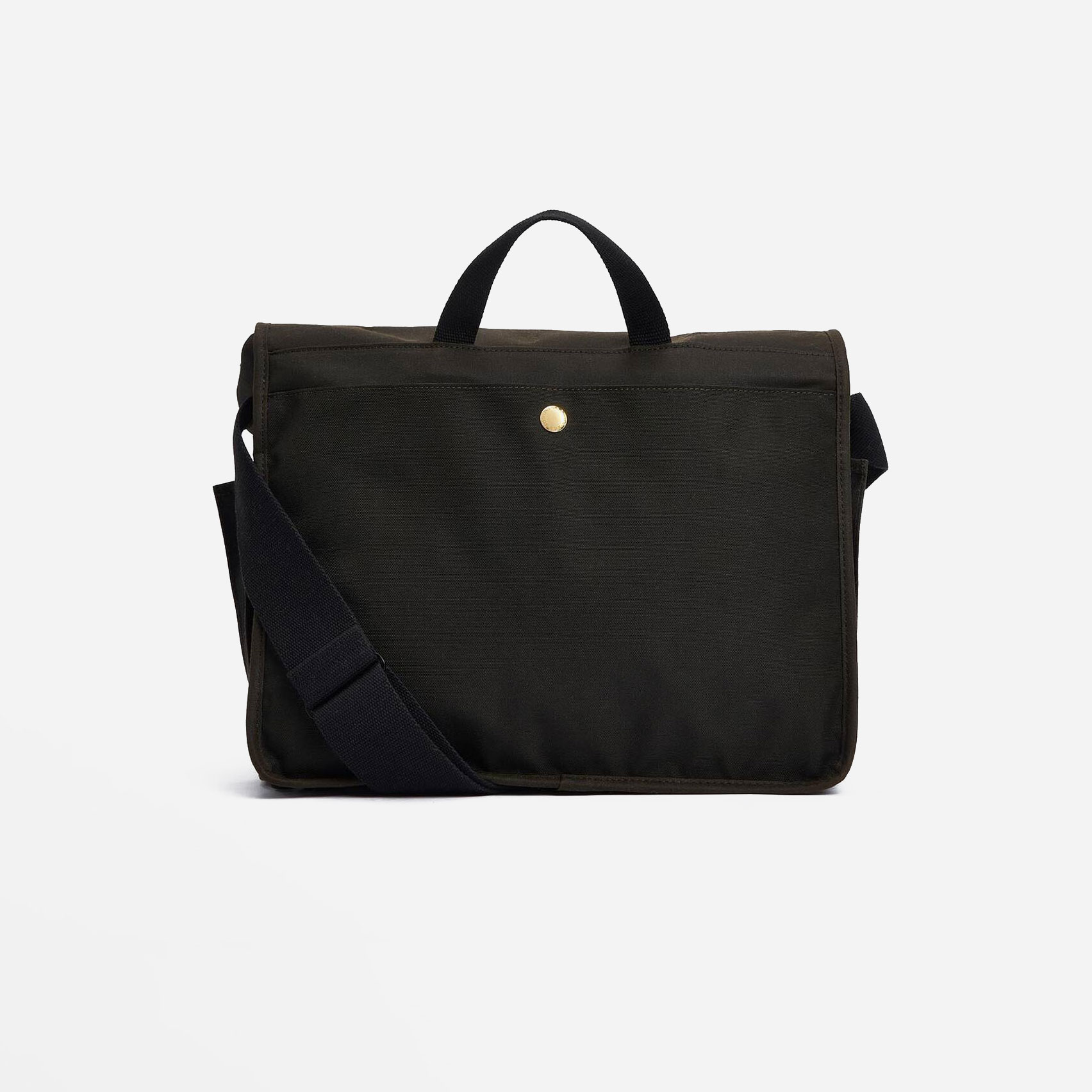 Barbour Field Wax Messenger Bag - Olive